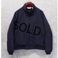 90’s【ビンテージ】【エディーバウアー】【Eddie Bauer】【紺×裏地メッシュ】ナイロンジップアップブルゾン【サイズＬ】 