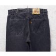 画像4: 90's【USA製】【ビンテージ】【LEVI'S】【リーバイス５５０】550 黒 デニムパンツ ブラックデニム【36ｘ30】<br> (4)