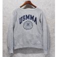画像1: 80’ｓ【USA製】ビンテージ【Champion】【チャンピオン】USMMA グレー【スウェット】【グレー】【サイズL】<br> (1)