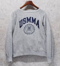80’ｓ【USA製】ビンテージ【Champion】【チャンピオン】USMMA グレー【スウェット】【グレー】【サイズL】 