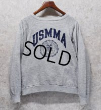 80’ｓ【USA製】ビンテージ【Champion】【チャンピオン】USMMA グレー【スウェット】【グレー】【サイズL】 