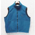 画像1: 90's~【ビンテージ】【Eddie Baue】【エディーバウアー】白タグ【青】【フリースベスト】【サイズM】<br> (1)