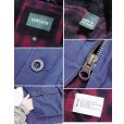 画像2: ORVIS【オービス】ビンテージ【紺ｘ襟コーデュロイ】裏地赤チェック【コットンジャケット】【サイズＭ】<br> (2)
