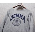画像3: 80’ｓ【USA製】ビンテージ【Champion】【チャンピオン】USMMA グレー【スウェット】【グレー】【サイズL】<br> (3)