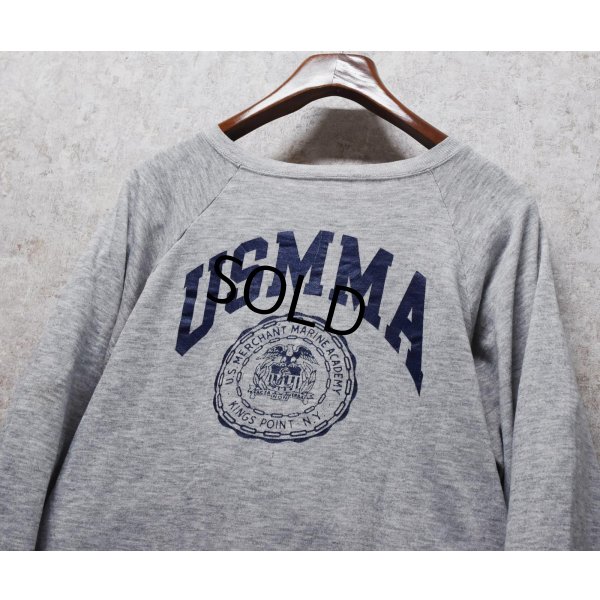画像3: 80’ｓ【USA製】ビンテージ【Champion】【チャンピオン】USMMA グレー【スウェット】【グレー】【サイズL】 