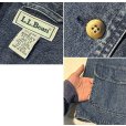 画像2: 80's~ ビンテージ【L.L.Bean】LLビーン【デニム】ダブルブレストジャケット【レディース古着】【サイズW-6】<br> (2)