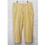90's ビンテージ【ラルフローレン】POLO RALPH LAUREN【preston pant】プレストンパンツ【ベージュ】【コーデュロイパンツ】【33×32】 
