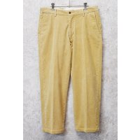90's ビンテージ【ラルフローレン】POLO RALPH LAUREN【preston pant】プレストンパンツ【ベージュ】【コーデュロイパンツ】【33×32】 
