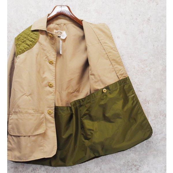 画像4: 80's~【ビンテージ】サフトバック【SAFTBAK】【ベージュ×オリーブ】【ハンティングジャケット】コットンジャケット 