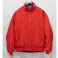画像1: ~90's USA製【パタゴニア】patagonia ナイロン【シェルドシンチラジャケット 】【赤×ライトパープル】【裏フリースブルゾン】【サイズM】<br> (1)