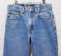 90's【メキシコ製】ビンテージ【LEVI'S】【リーバイス505】５０５【デニムパンツ】【ブルーデニム】【31ｘ30】 