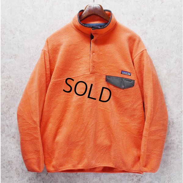 画像1: 90's~ ビンテージ【パタゴニア】patagonia【サーモンピンク】シンチラ【スナップT】【フリースプルオーバー】【サイズL  】 