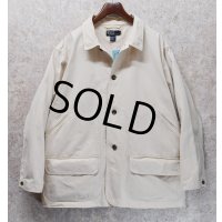 ビンテージ【ラルフローレン】【POLO RALPH LAUREN】【生成り】【ハンティングジャケット】【サイズXＬ】 