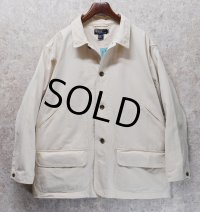 ビンテージ【ラルフローレン】【POLO RALPH LAUREN】【生成り】【ハンティングジャケット】【サイズXＬ】 