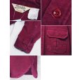 画像2: 〜80’s USA製【ビンテージ】カベラス【cabela's】エンジ シャモアクロスシャツ【サイズL】<br> (2)