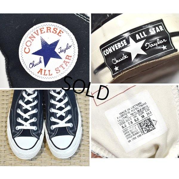 画像2: 【コンバース】CONVERSE【ALL STAR】チャックテイラー CT70【黒】【ハイカット】【サイズ5 1/2】 【24.5ｃｍ)】 