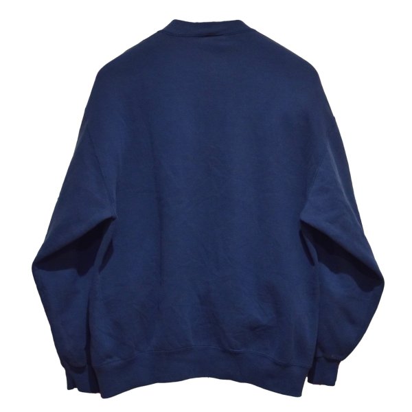 画像3: 90'ｓ【USA製】【RUSSELL】ラッセル 【ビンテージ】紺【無地】ネイビー【クルーネック】前V スウェット【サイズL】 
