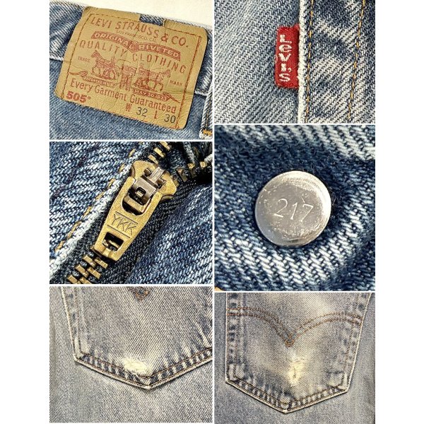 画像2: 〜00's【カナダ製】ビンテージ【LEVI'S】【リーバイス505】５０５【デニムパンツ】【ブルーデニム】【32ｘ30】 