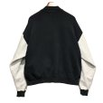 画像3: 90's USA製【ビンテージ】RUSSEL【ラッセル】【黒ｘグレー】【スウェットスタジャン】【サイズL】<br> (3)