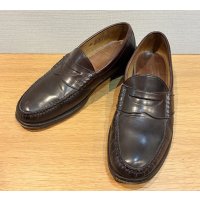 二枚目訂正してください　USA製【ビンテージ】【ジョンストン＆マーフィー】JOHNSTON＆MURPHY【ダークブラウン】ローファー【10 1/2 D/B】 