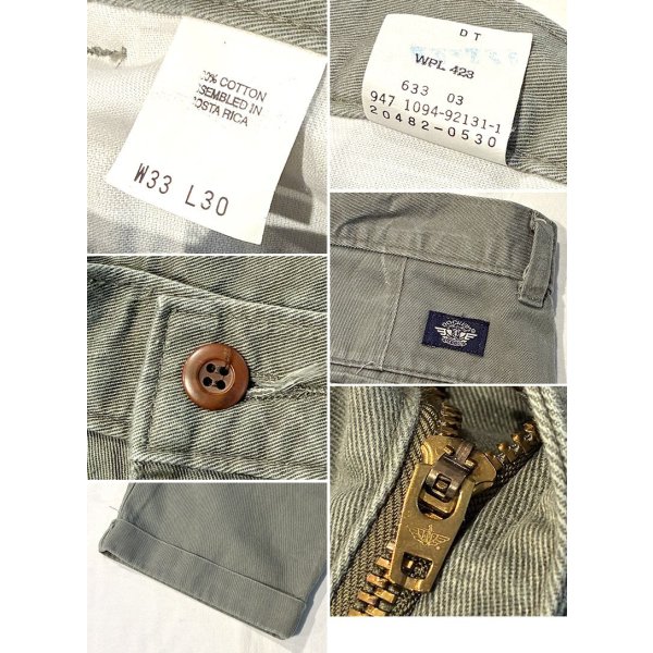 画像2: 【90's】【ビンテージ】【DOCKERS】ドッカーズ【カーキ】【２タックコットンパンツ】【33ｘ30】 