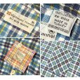 画像2: デッドストック【90's】ビンテージ【Bud Berma】青チェック ネルシャツ【サイズM】<br> (2)