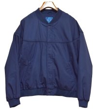 【ビンテージ】【TOWN CRAFT】タウンクラフト【紺】ネイビー【カップショルダージャケット】【ジップアップブルゾン】【ダービージャケット】【サイズXL】 