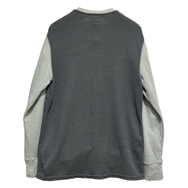 画像3: 【ビンテージ】【PORO RALPH LAUREN】【ラルフローレン】【チャコールｘグレー】ロンT【サーマルロンT】【サイズL】 