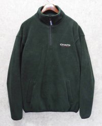 ビンテージ【CHAPS】チャップス【ラルフローレン】RALPH LAUREN【緑】フリース【ハーフジップ】【フリースジャケット】【サイズＬ】  
