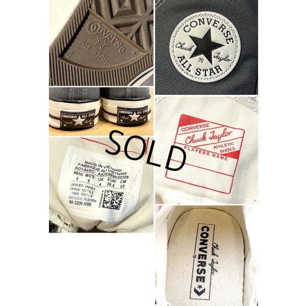 画像2: 【コンバース】CONVERSE【ALL STAR】チャックテイラー CT70【グレー】チャコール【ハイカット】【サイズ4 】 【23ｃｍ】 