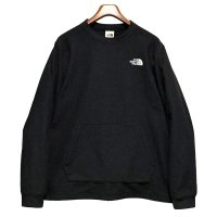 ビンテージ【ノースフェイス】【the north face】【黒】ポケット付き【スウェット】【サイズＬ】 