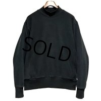 【ビンテージ】【チャンピオン】【champion】【リバースウィーブ】黒無地【モックネックスウェット】【サイズL】 