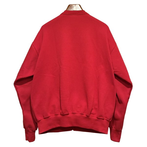 画像3: 【90’s】【USA製】【ビンテージ】【Quitman】クイットマン【赤】無地【スウェットカーディガン】【ワンサイズ】 