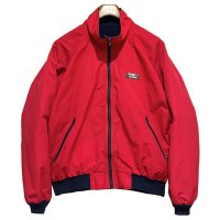 〜90's USA製【ビンテージ】L.L.Bean【ＬＬビーン】【赤×裏地紺フリース】【スリーシーズンジャケット】【サイズXL】 