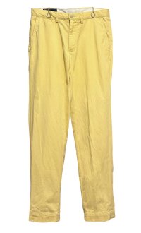 ビンテージ【ラルフローレン】POLO RALPH LAUREN【preston pant】プレストンパンツ【黄色】【コットンパンツ】【31×30】 