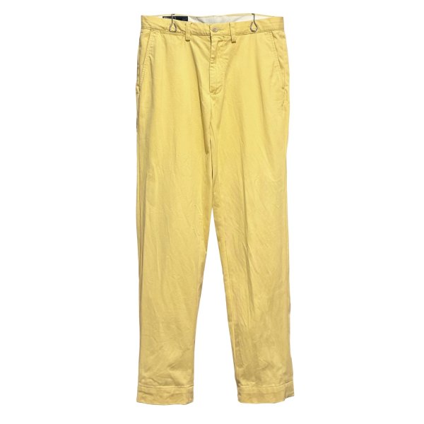 画像1: ビンテージ【ラルフローレン】POLO RALPH LAUREN【preston pant】プレストンパンツ【黄色】【コットンパンツ】【31×30】 