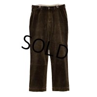ビンテージ【ラルフローレン】POLO RALPH LAUREN【preston pant】プレストンパンツ【ブラウン】【コーデュロイパンツ】【34×32】 