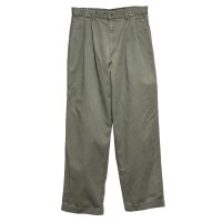 【90's】【ビンテージ】【DOCKERS】ドッカーズ【カーキ】【２タックコットンパンツ】【33ｘ30】 