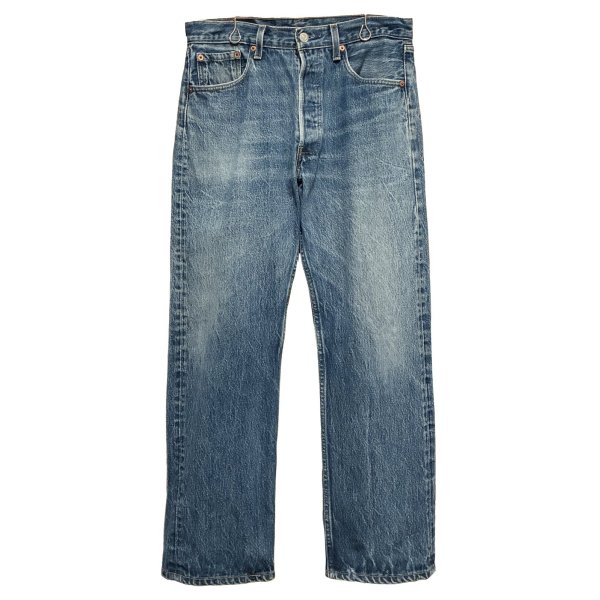 画像1: 90's【ビンテージ】【USA製】【LEVI'S】【リーバイス】【501】【デニムパンツ】【33×30】 