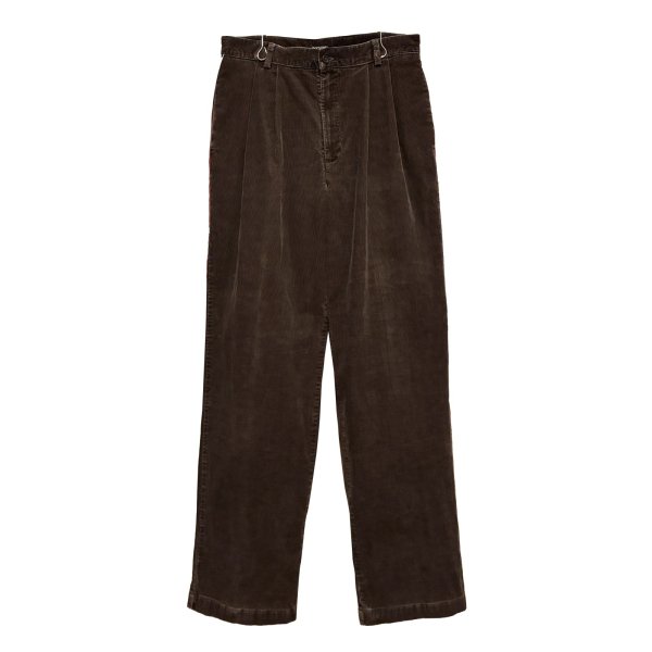 画像1: 【90's】【ビンテージ】【DOCKERS】ドッカーズ khakis【ブラウン】2タック【コーデュロイパンツ】【32ｘ32】 