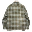 画像3: 60's USA製【ビンテージ】【ARROW】アロー【ブラウン系チェック】開襟シャツ【フランネルシャツ】【サイズL】 <br> (3)