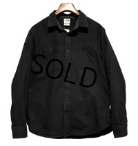 ビンテージ【ノースフェイス】【the north face】【黒】シャモアシャツ【サイズL】 