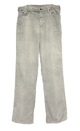 USA製【ビンテージ】【カルバンクライン】【CALVIN KLEIN】【ライトグレー】【コーデュロイパンツ】 【Ｗ34】 