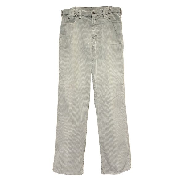 画像1: USA製【ビンテージ】【カルバンクライン】【CALVIN KLEIN】【ライトグレー】【コーデュロイパンツ】 【Ｗ34】 