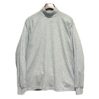 未使用 90's【USA製】ビンテージ【North West Territory】ノースウェストテリトリー【グレー】無地【タートルネックロンT】【サイズM】 