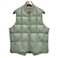 〜80's【ビンテージ】【Eddie Bauer】【エディーバウアー】【セージグリーン】スカイライナー 黒タグ ダウン【ダウンベスト】【サイズS程度】 