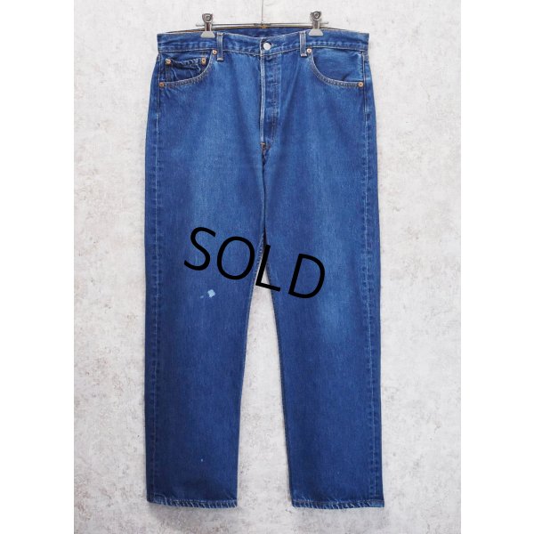 画像1: 00's【ビンテージ】【メキシコ製】【LEVI'S】【リーバイス】【501】【デニムパンツ】【36×30】 