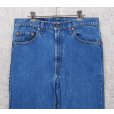 画像4: 90's【USA製】ビンテージ【LEVI'S】【リーバイス505】５０５【デニムパンツ】【ブルーデニム】【34ｘ33】<br> (4)