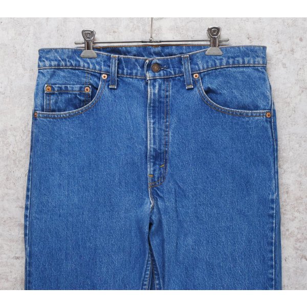 画像4: 90's【USA製】ビンテージ【LEVI'S】【リーバイス505】５０５【デニムパンツ】【ブルーデニム】【34ｘ33】 