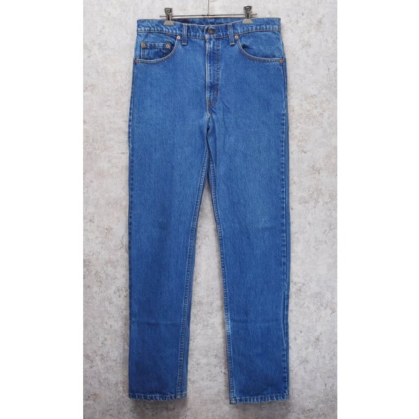 画像1: 90's【USA製】ビンテージ【LEVI'S】【リーバイス505】５０５【デニムパンツ】【ブルーデニム】【34ｘ33】 